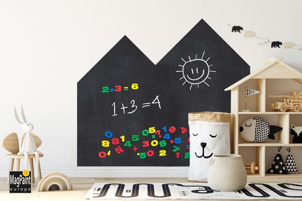 Magnetická nástenka popisovateľná kriedami